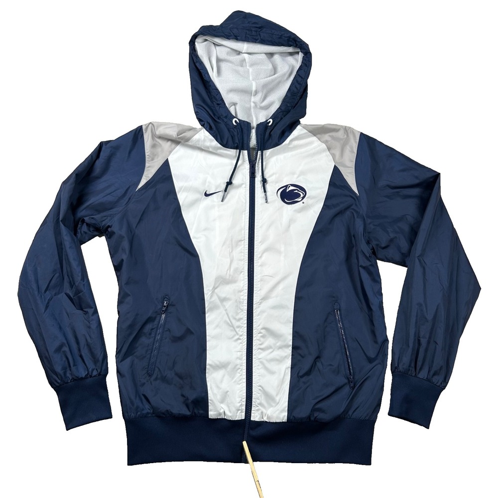 Nike Penn State Jacket Womens XL Full Zip Hooded Nittany Lions NCAA College